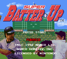 Super Batter Up screenshot 4 for Super Nintendo